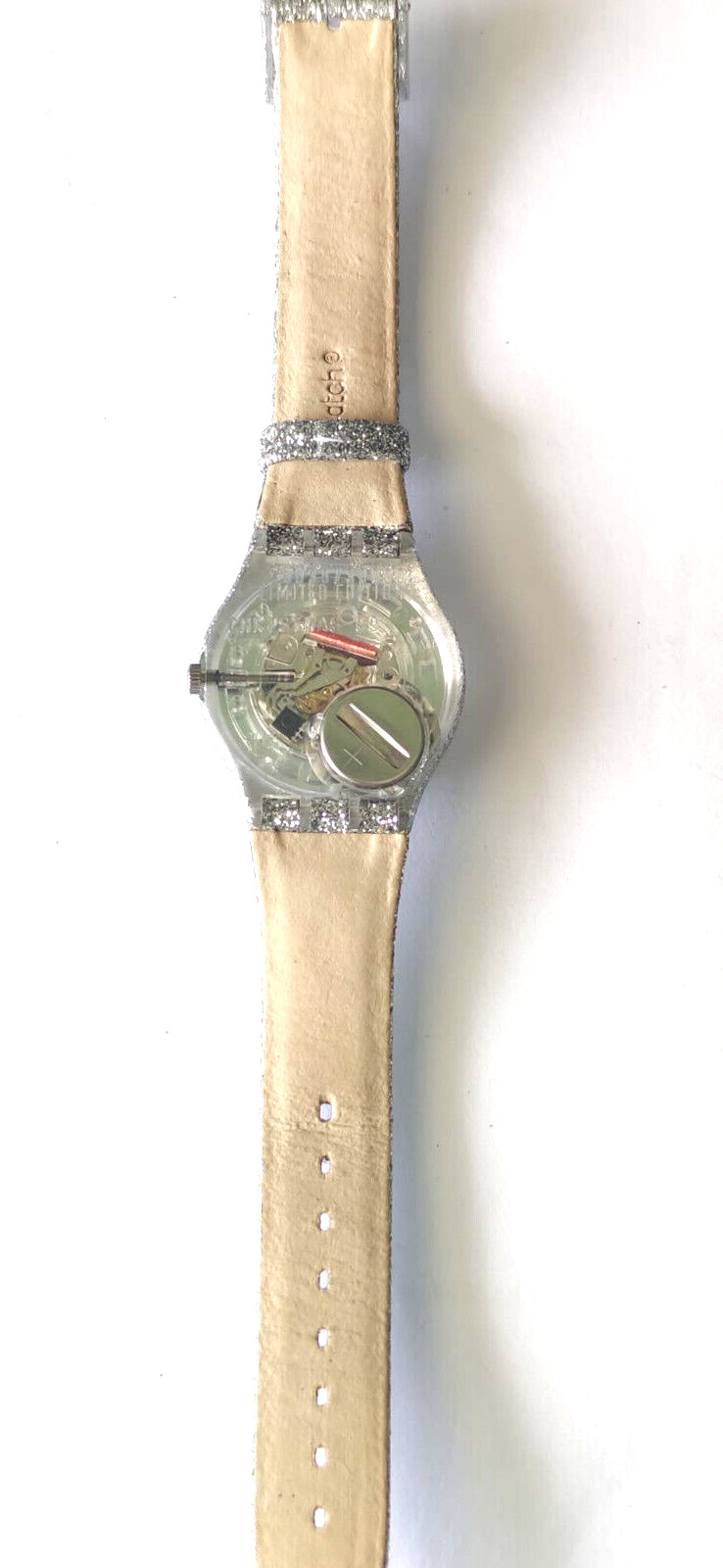 SWATCH GENT SPECIAL MILLE STELLE-GZ162-1999-NOT WORKING WHITEOUT BOX-NEW GLITTER