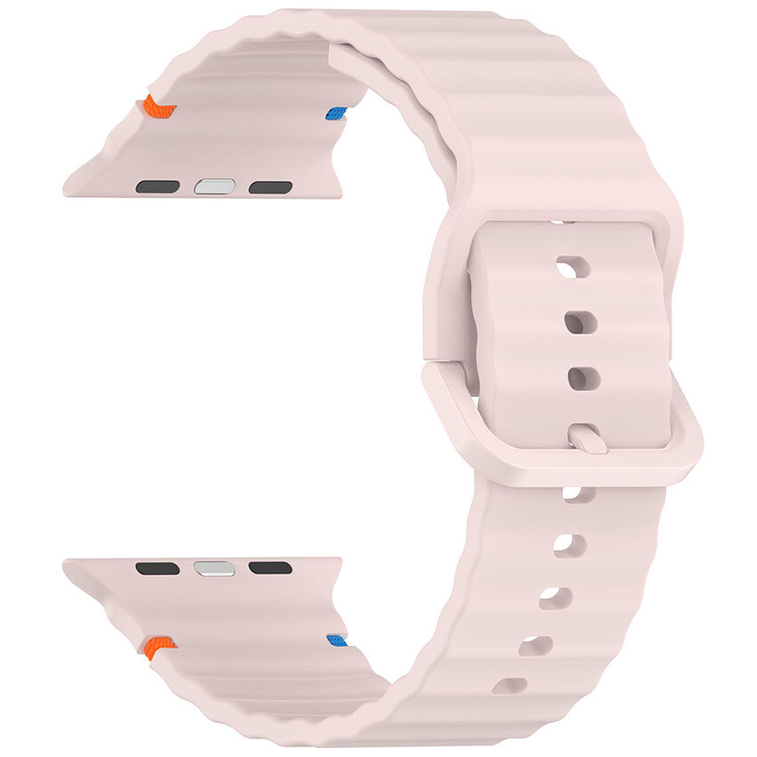 Silicone Watch Strap 42mm 44mm 45mm 49mm For iPhone Watch 1/2/3/4/5/6/7/SE/Ultra