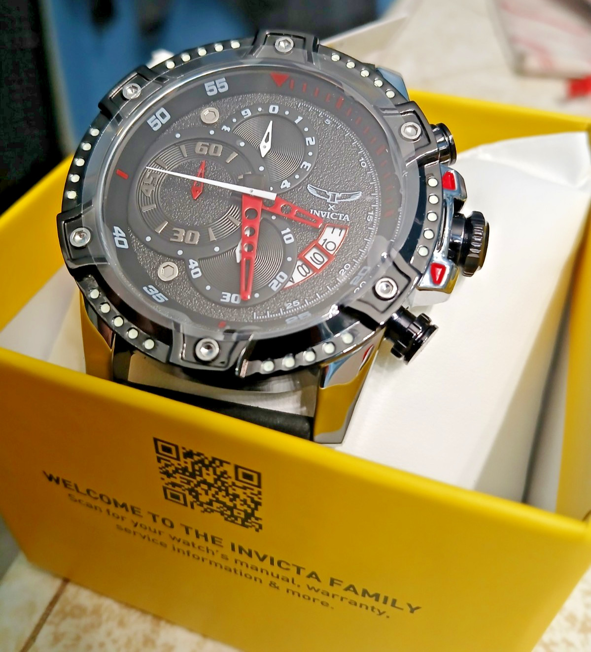 NEW RELEASE!! Invicta S1 Rally I by Invicta Men’s Watch – 50mm, Black (69848)