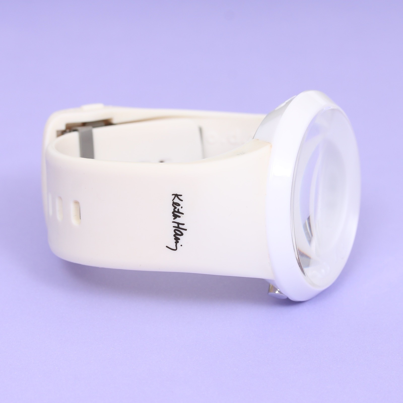 Keith Haring x ODM Design White Unisex Wrist Watch [DD127-15]