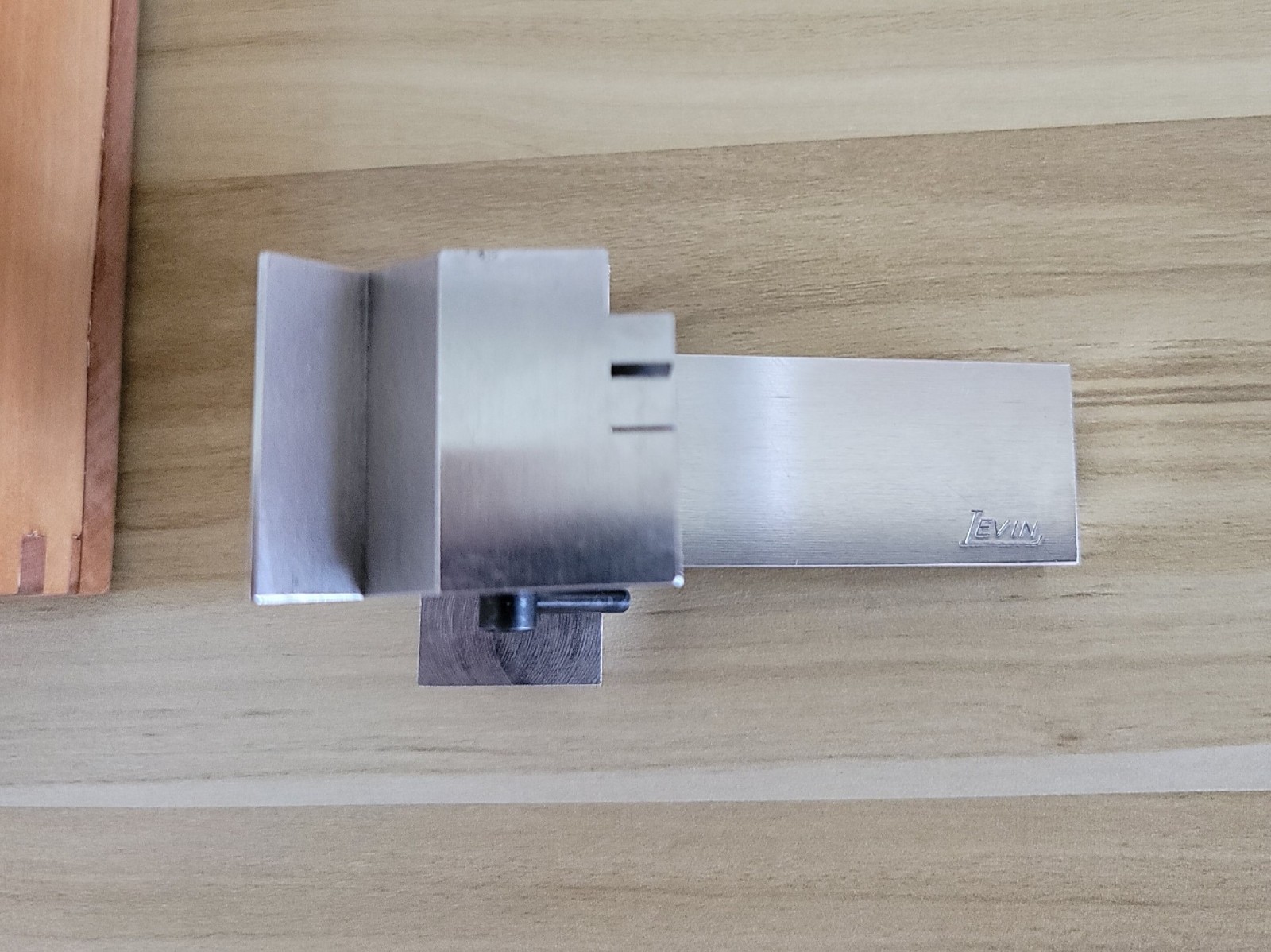 Levin 8mm Watchmaker Lathe Saw Table Grinding Attachment Set Wooden Box Mint