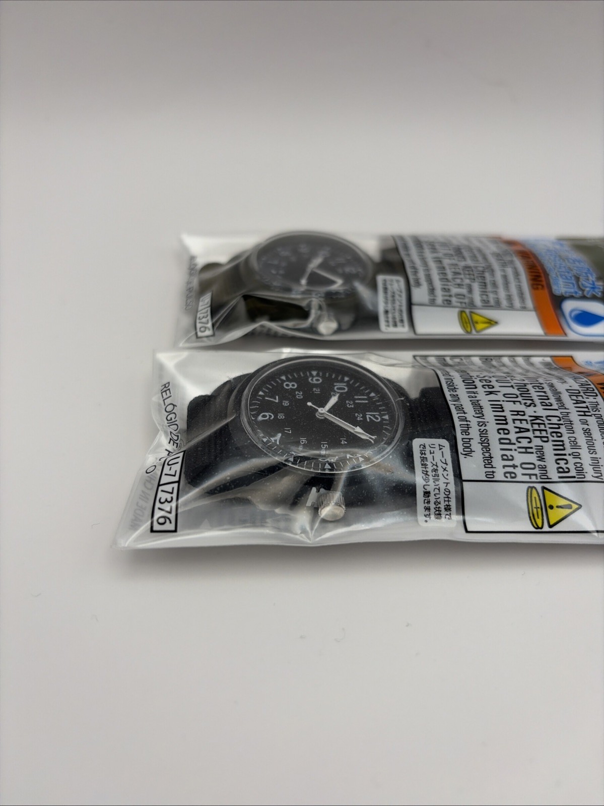 Daiso Japan Mili Watch In Stock From Japan Khaki Olive Black 2set military NEW