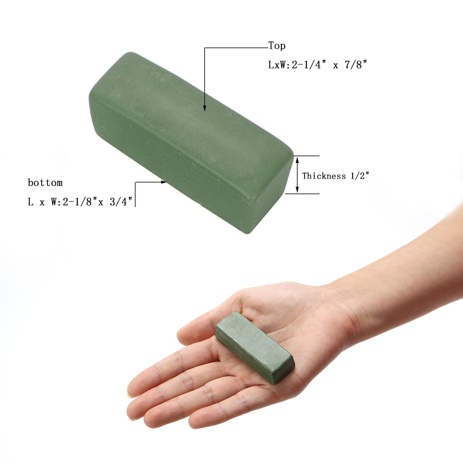 SCOTTCHEN Buffing Polishing Cutting Compounds 4 Oz. Kit – Green Fine/White Me…