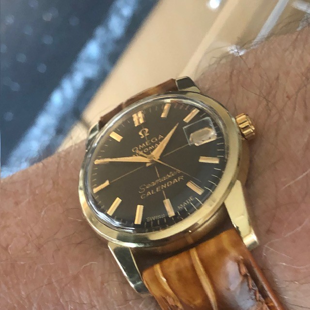 Vintage omega seamaster calendar automatic