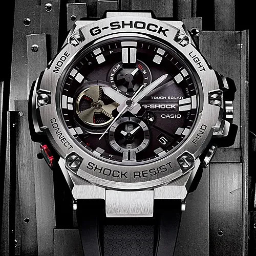 CASIO G-SHOCK GST-B100-1AJF G-STEEL Bluetooth Tough Chronograph Men’s Watch