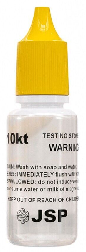 Gold Silver Platinum Testing Kit Test 9K 10K 12K 14k 18K 22K 999 925 Sterling