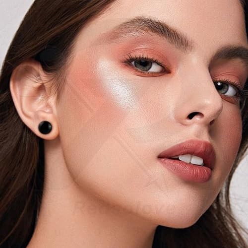 Glass Single Flare Gauges for Ears Comfy Ear Gauge Plugs and Tunnels 9mm Clear