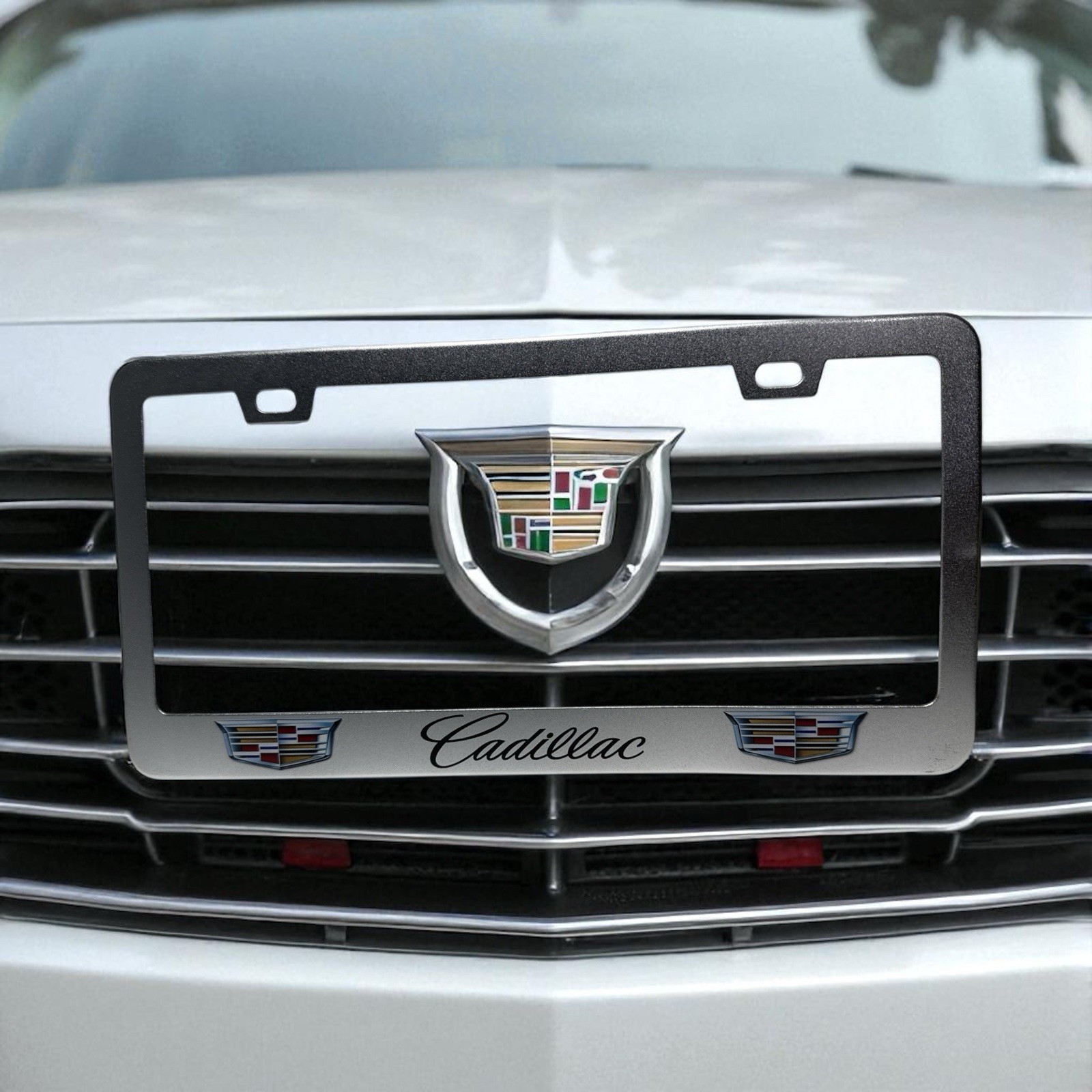 License Plate Frames Solid Aluminum License Cadillac