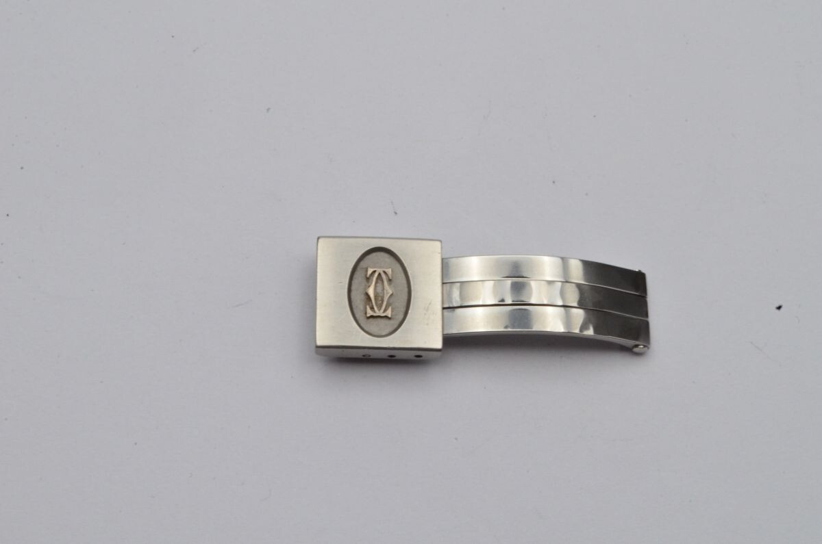 Cartier Santos Damen Faltschließe 14Mm Stahl Guter Zustand Mit Blende