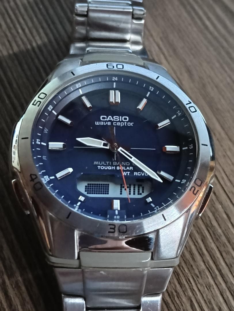 CASIO Wave Ceptor Solar Radio-Controlled Watch WVA-M640