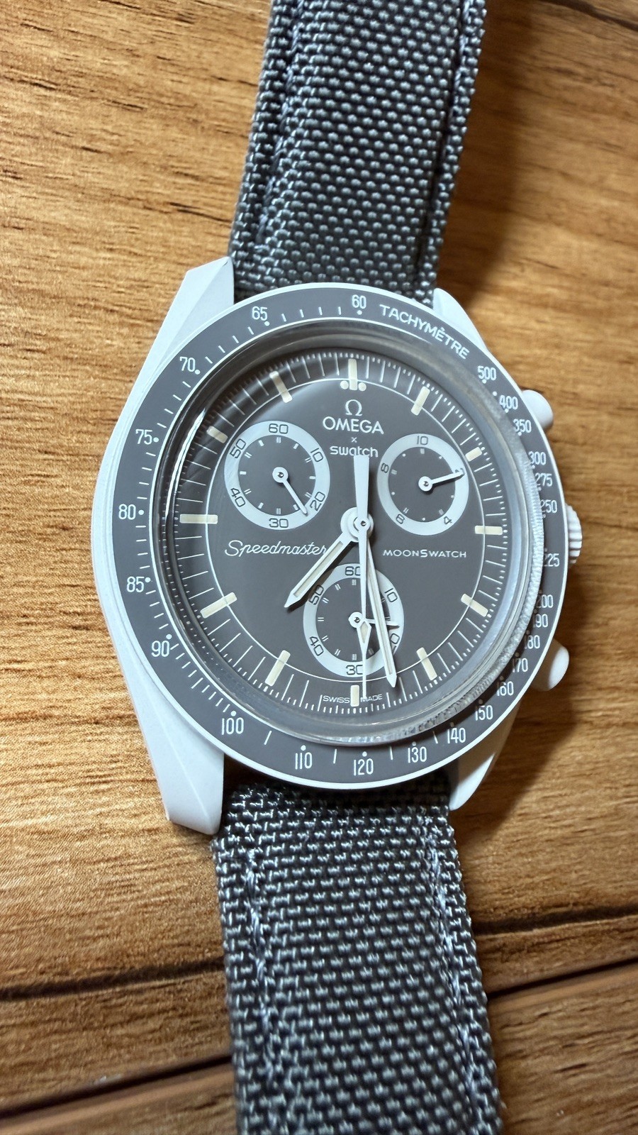 OMEGA x Swatch MoonSwatch Mission on Earth Desert Chronograph Quartz Watch