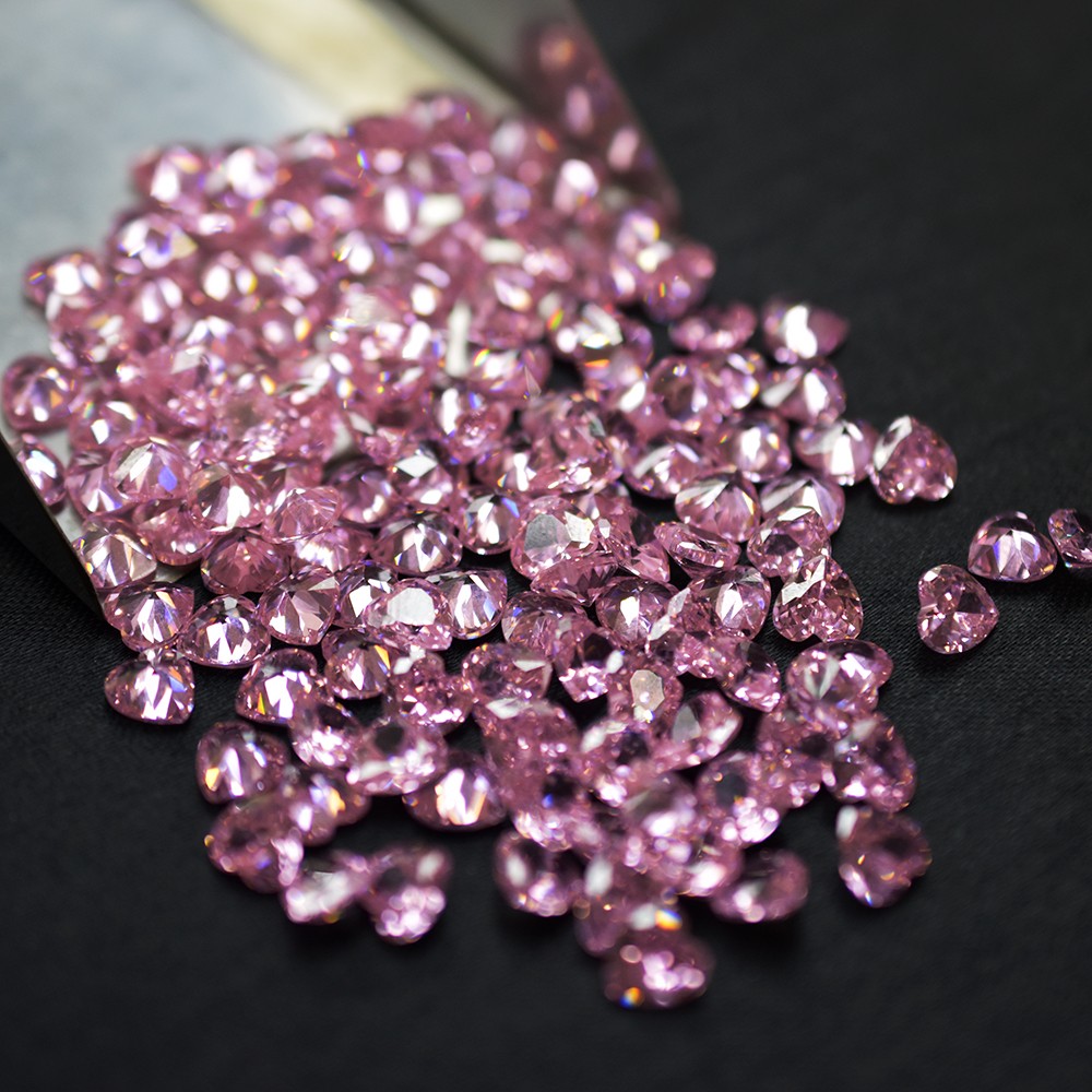 CERTIFIED 6×6 mm 12 Ct Pink Sapphire Heart Cut Lot NATURAL Rare Loose Gemstone