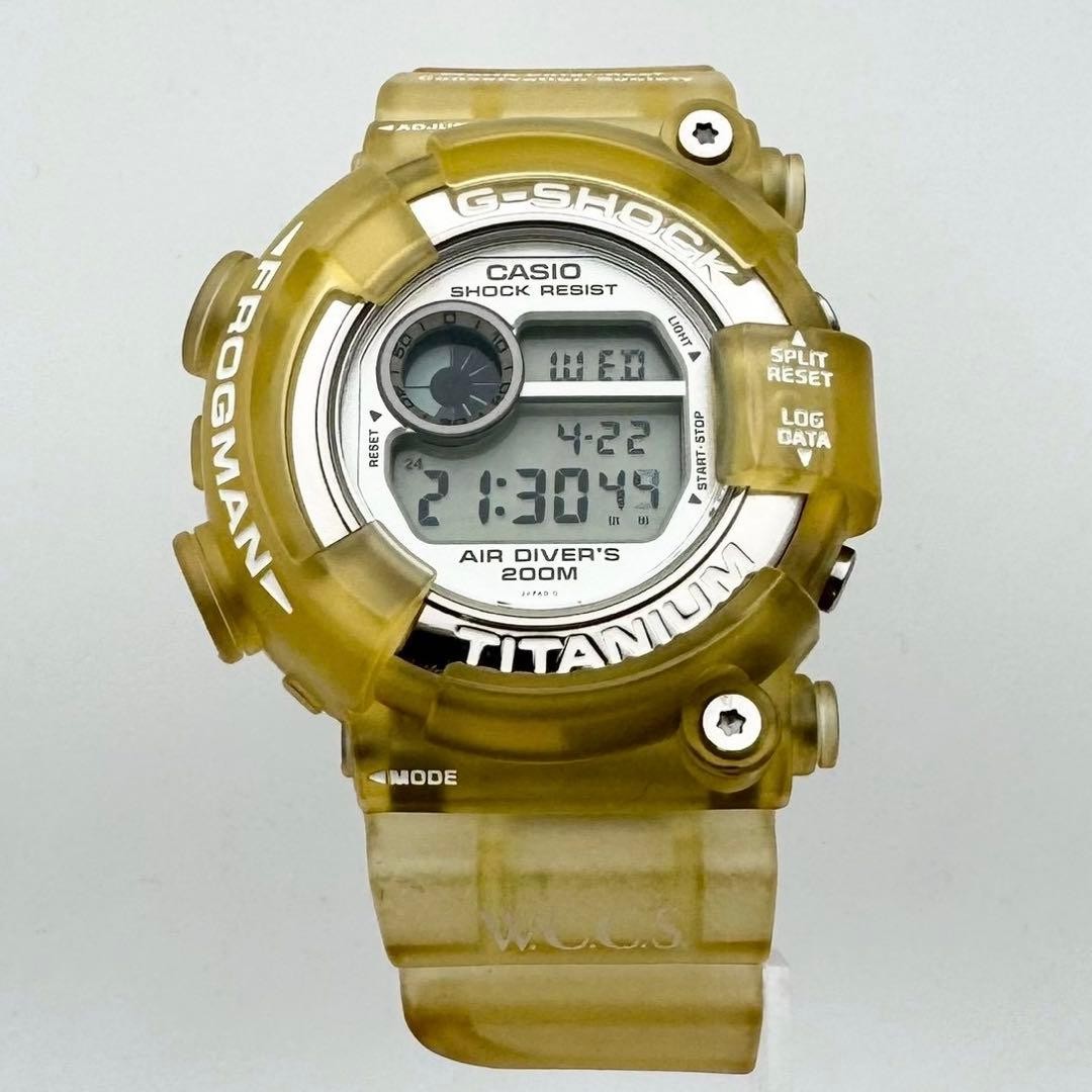 CASIO G-SHOCK Frogman DW-8201WC-8T Triple Manta WCCS Used from Japan