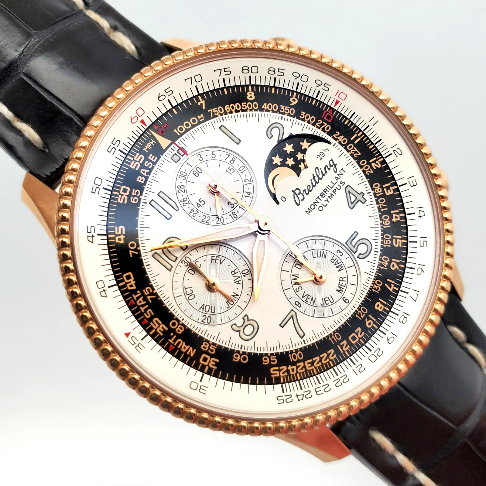 Breitling Limited Edition Navitimer Montbrillant Olympus Rose Gold 42mm H19350