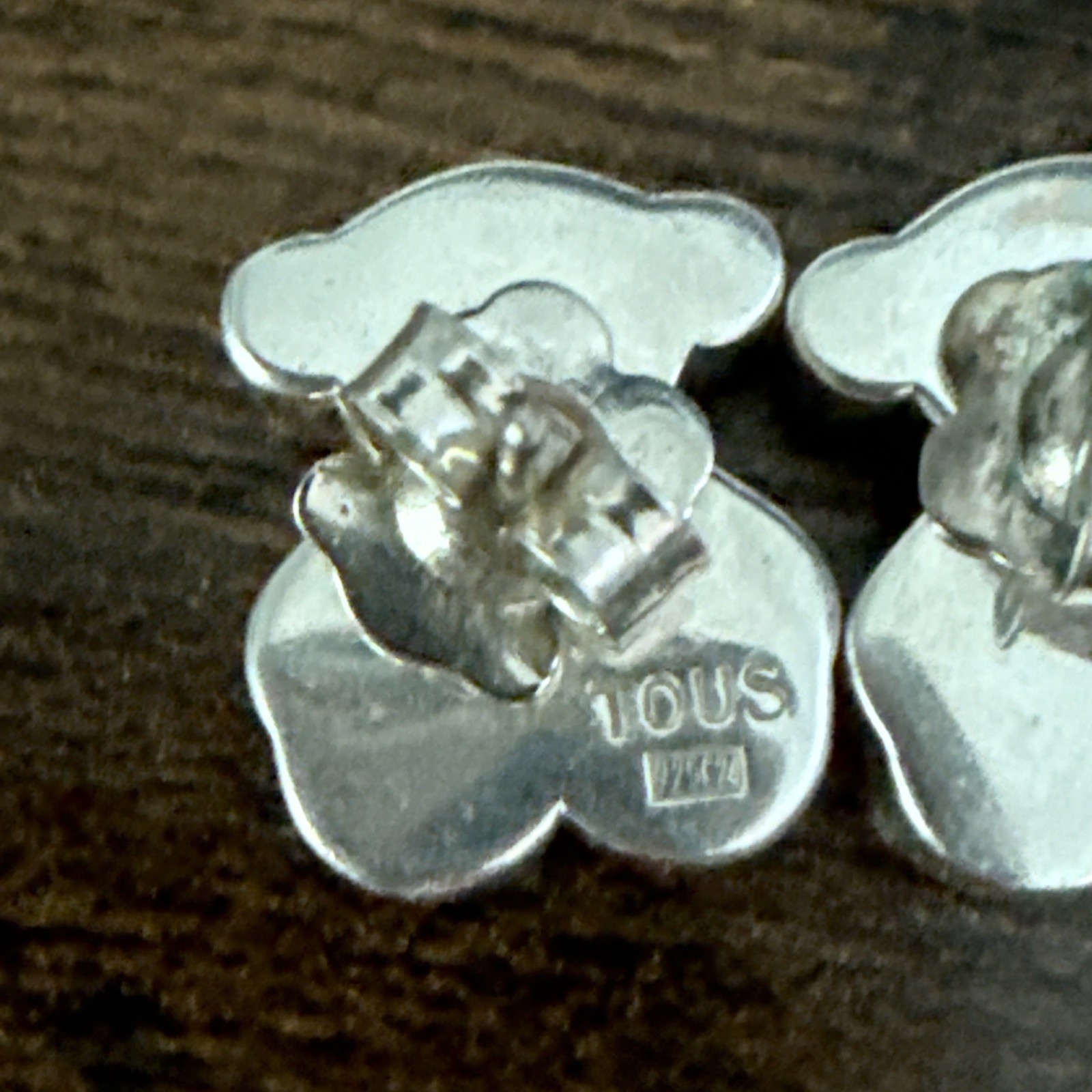 TOUS SILVER BEAR EARRINGS