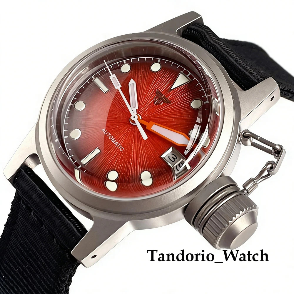 Tandorio 36mm Domed Sapphire Glass Asia 2824/Miyota 8215 Men’s Mechanical Watch