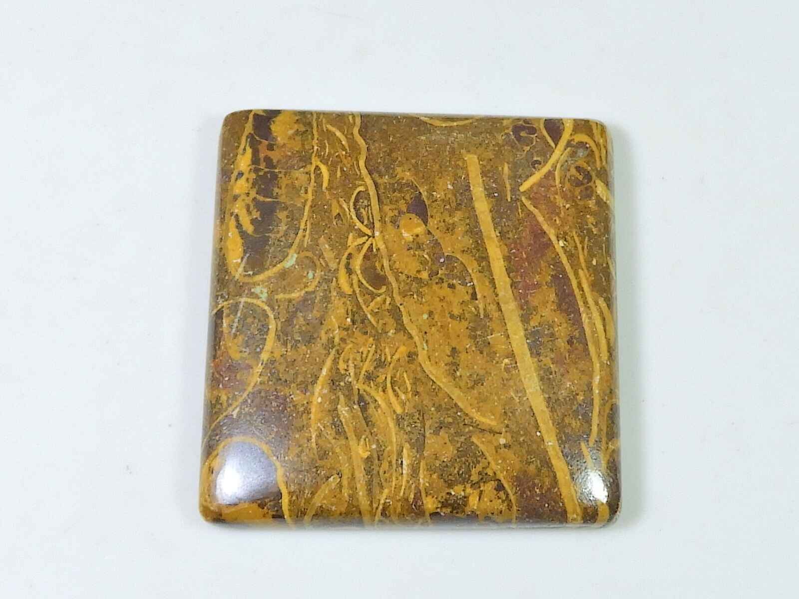 Natural Fruit Jasper Octagon Cabochon Jewerly Making Loose Gemstone 32-34MM z663