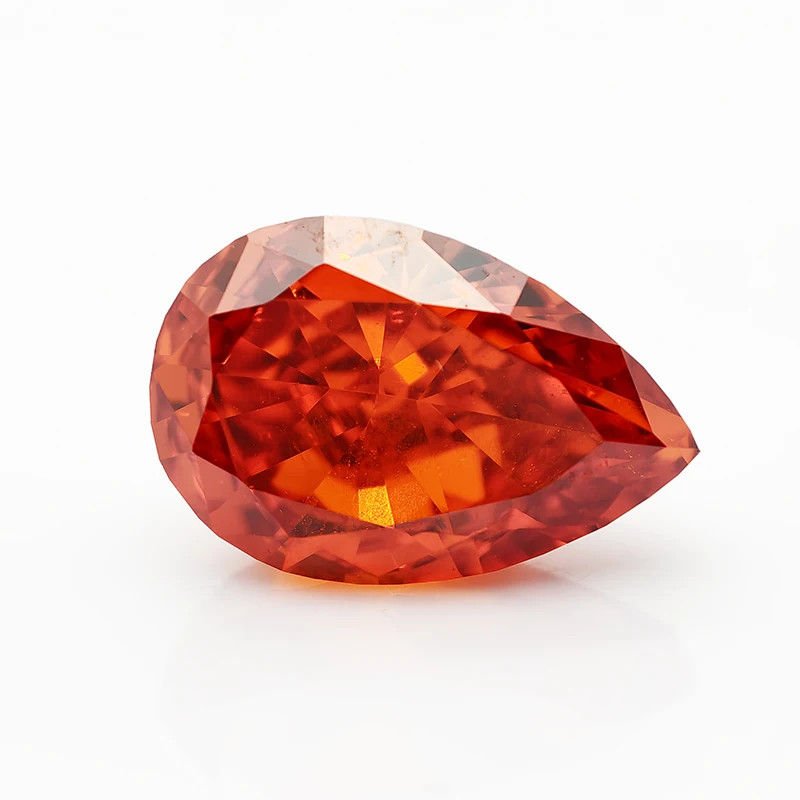 Top Colors Pear Crushed Ice Cut Cubic Zirconia 5A 10-50pcs Factory Directly Sale