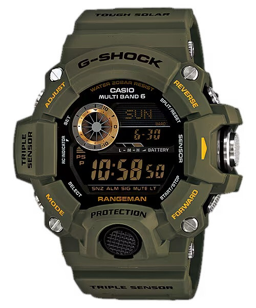 NEW Casio G-Shock RANGEMAN Altimeter Barometer Digital Compass Watch GW9400-3