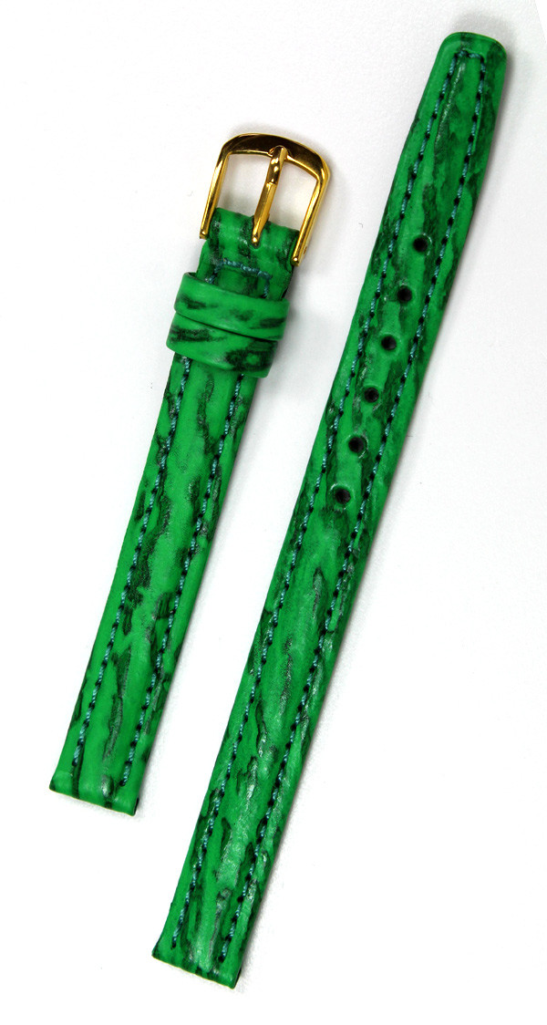 10mm Real Shark leather Band handmade Germany Graf Green Watch Strap
