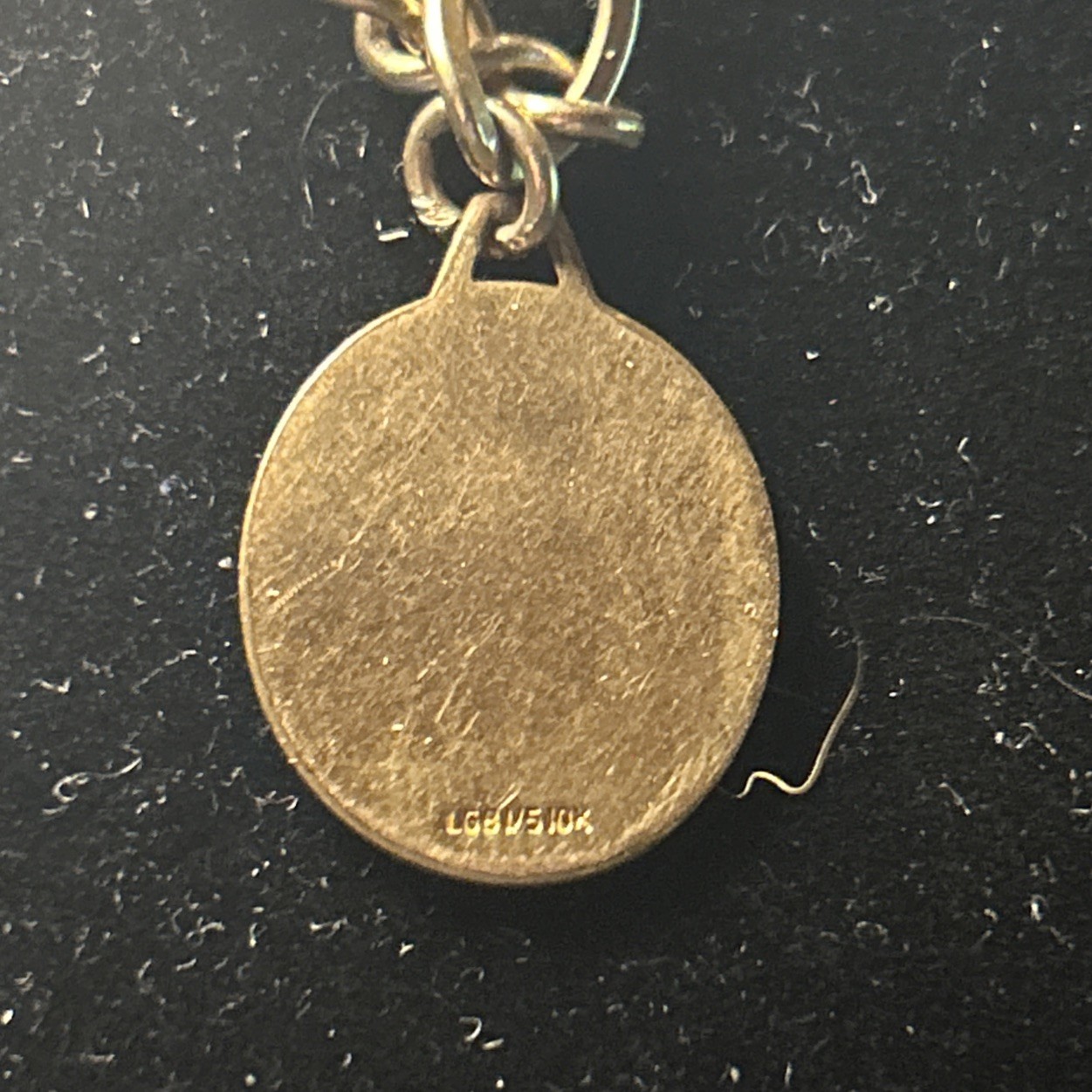 1/5 10k Charm And 1/20 12kGF Charm Bracelet #210