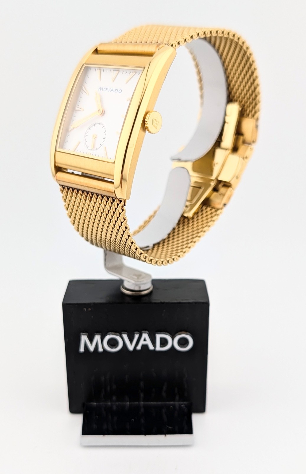 Movado Mens Heritage “Curviplan” GP PVD Swiss Quartz #03.1.34.6334:DISPLAY MODEL