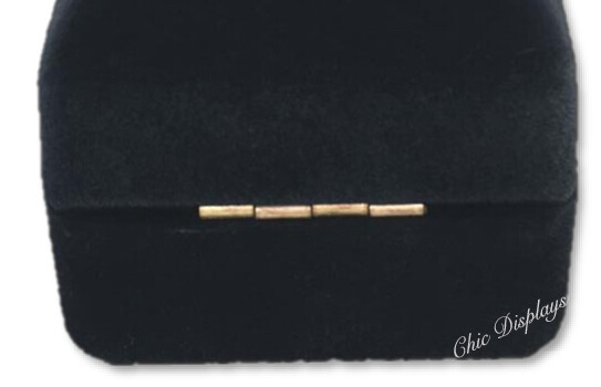 12pc Ring Gift Boxes Black Velvet Ring Boxes High Quality Velvet Gift Boxes Lots