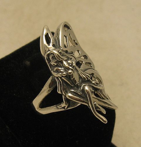 Genuine Stylish Sterling Silver Ring Solid 925 Fairy Handmade Stamped Empress