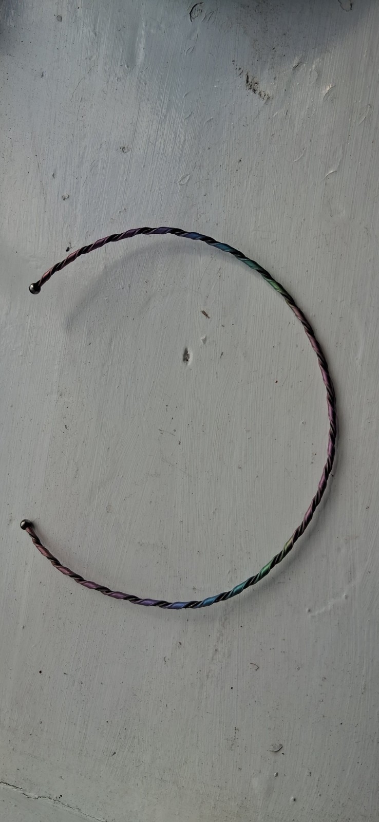 MULTI COLOURED Titanium necklace ladies