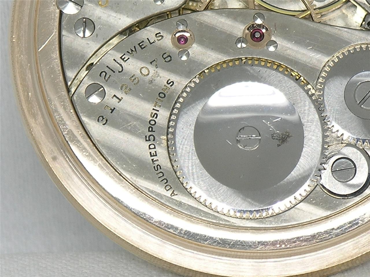 ELGIN 16S 21 JEWEL BW RAYMOND 10K GF SIGNED GRADE 478 RAILROAD WATCH, RUNNING!