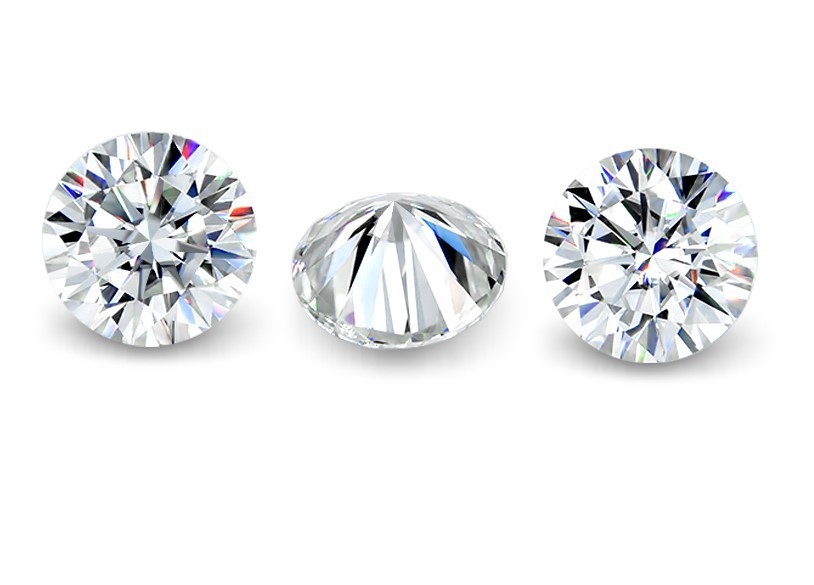 2.40mm White Cubic Zirconia Round Loose Gemstone AAA Quality For Jewelry Making