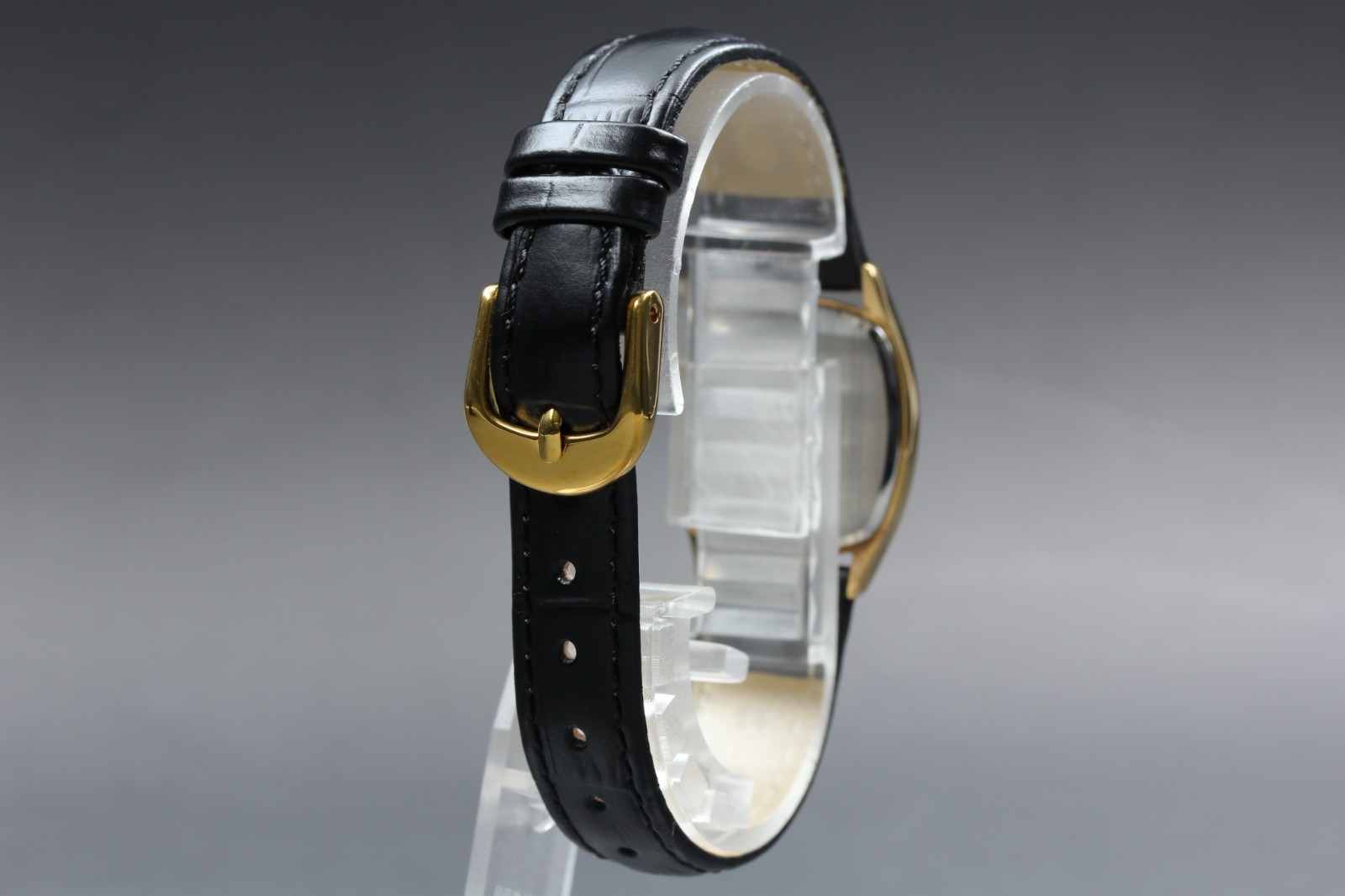 VINTAGE Omega De Ville Cal.1365 Gold Square Push Crown Quartz Women Watch JAPAN