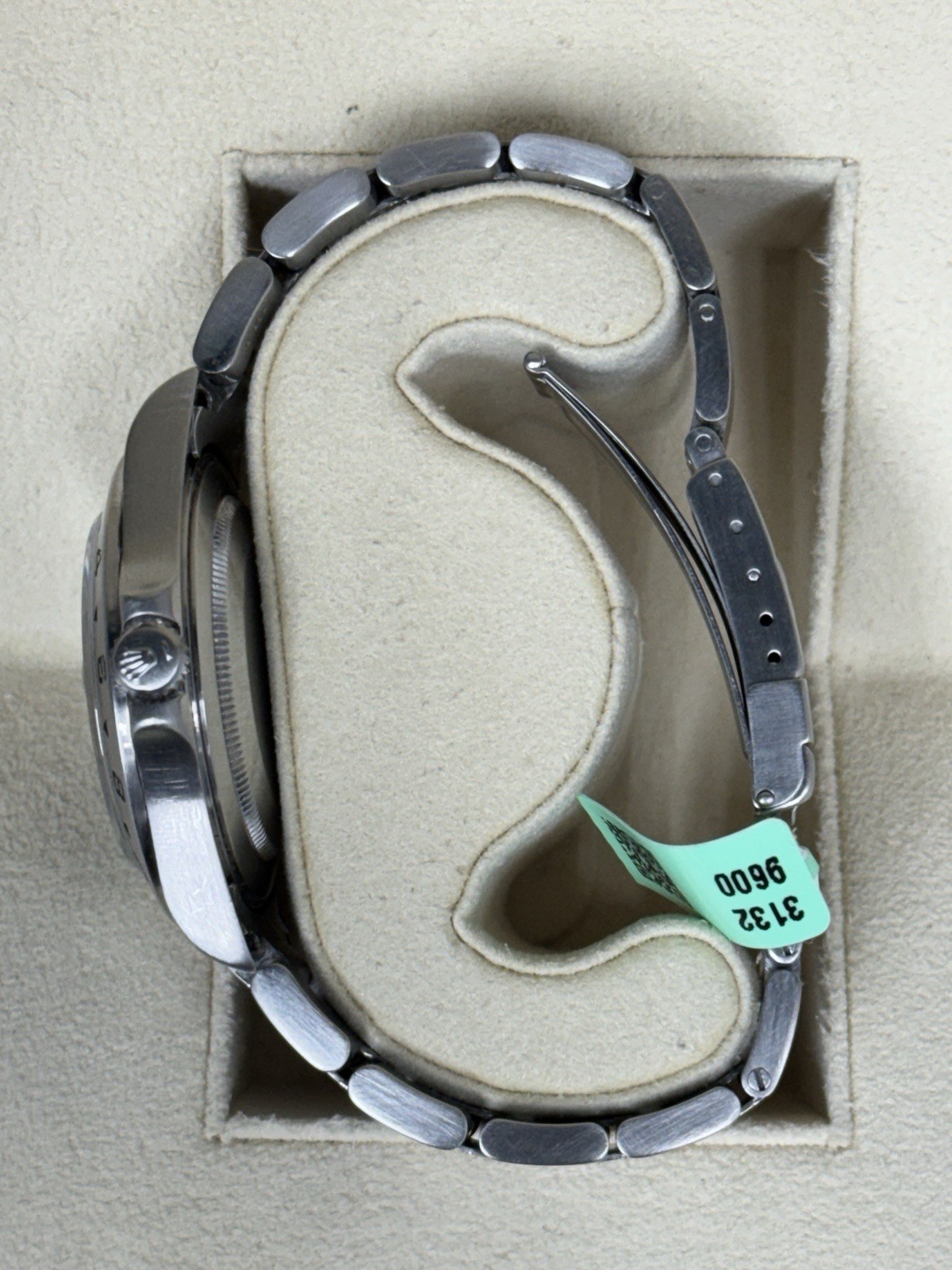 Rolex Explorer 16570 Silver Oyster Bracelet with Silver Bezel Watch Only.