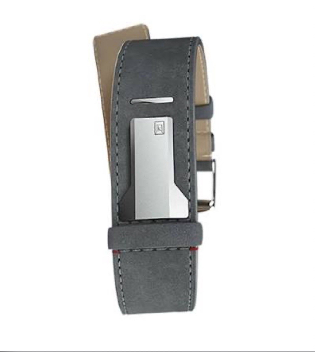 Klokers Quartz I/ KLINK-04-LC11 Mouse Gray Alcantara Straight Watch Strap