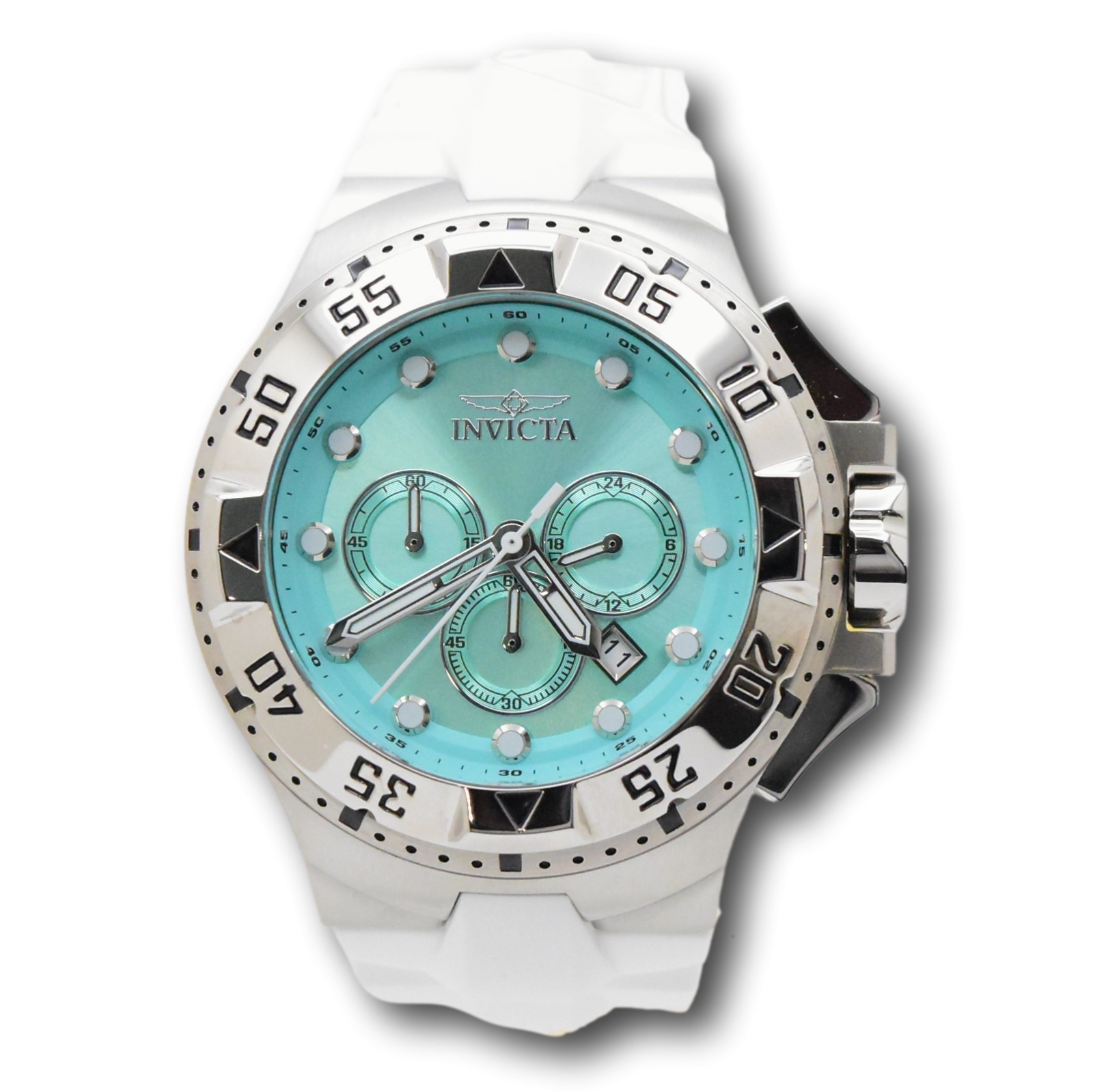 Invicta Excursion Kodar Men’s 50mm Turquoise Dial White Chronograph Watch 48534