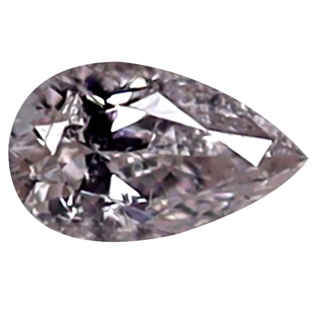 0.05 ct Exquisite Pear (3 x 2 mm) D Colorless Unheated 100% Natural Diamond