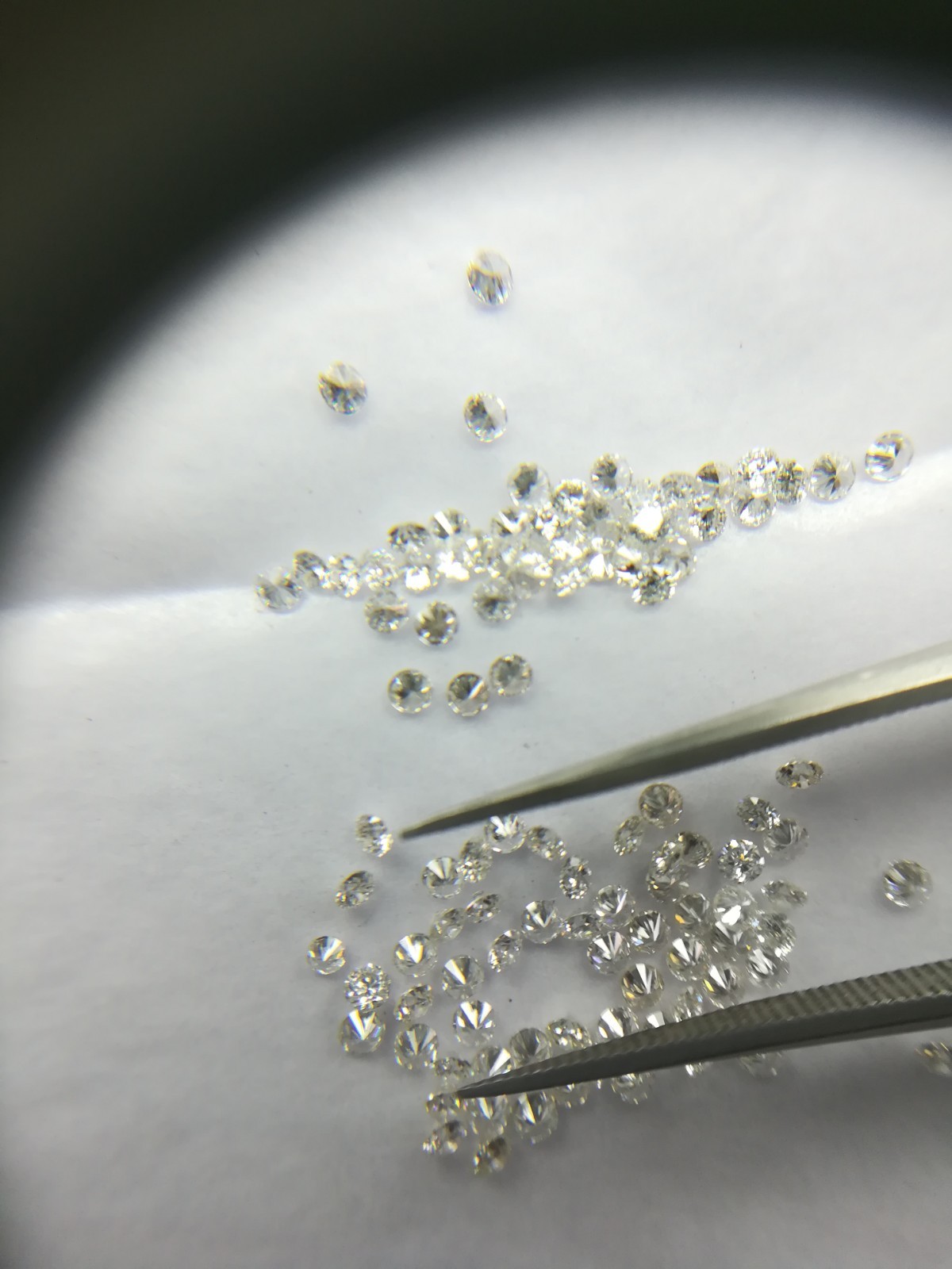 1.40 mm CVD / HPHT Loose Lab Created Diamonds TCW 1.00 , DEF, VVS-VS Clarity