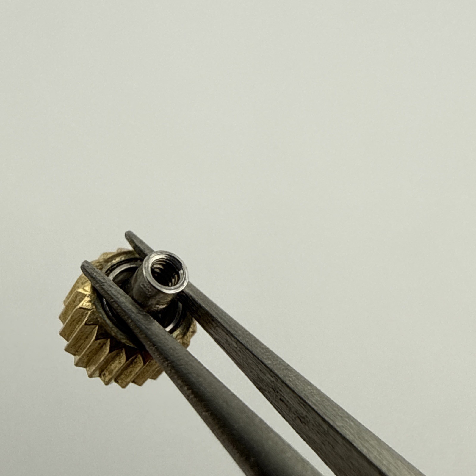Genuine Omega Quartz 3.8mm Push Button Gold Crown New Old Stock – Authentic