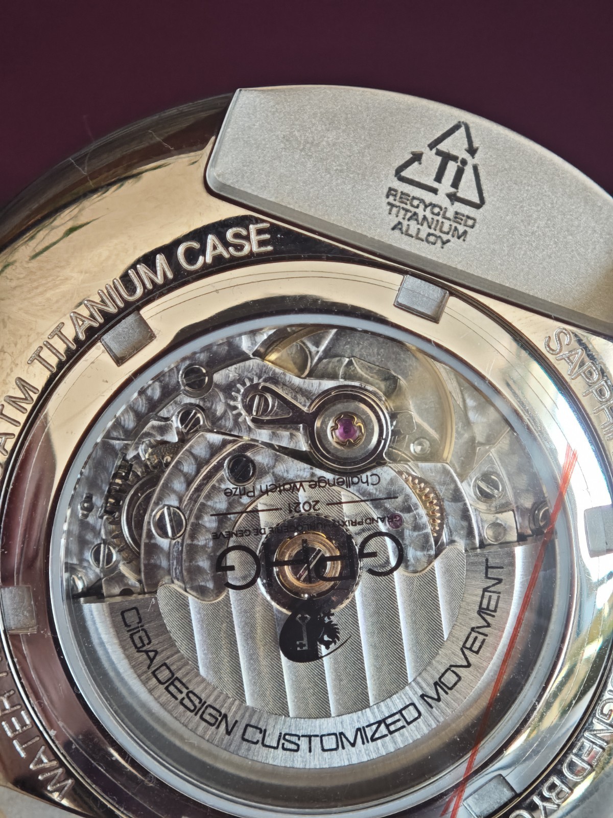(Not Opened) CIGA Design Watch Blue Planet (TITANIUM) GPHG Award, EU Warehouse