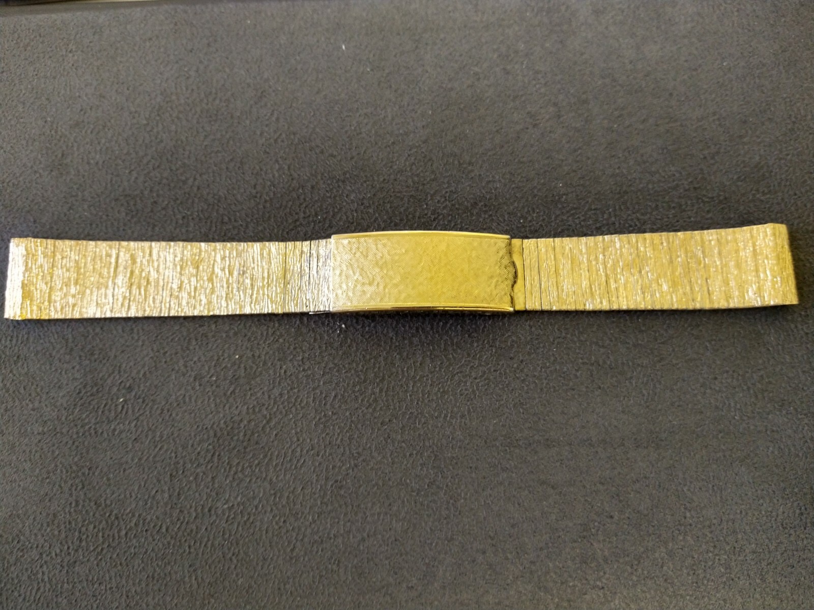 Vintage Kestenmade Mesh 1/40 10k Gold Overlay In Good Condition 16 1/2mm Lug