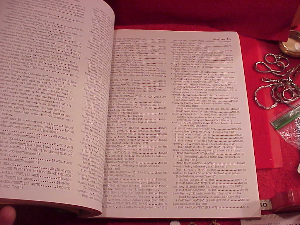 ILLINOIS BOOK American Pocket Watches Volume Two Roy Ehrhardt 1985 LIBRARY COPY