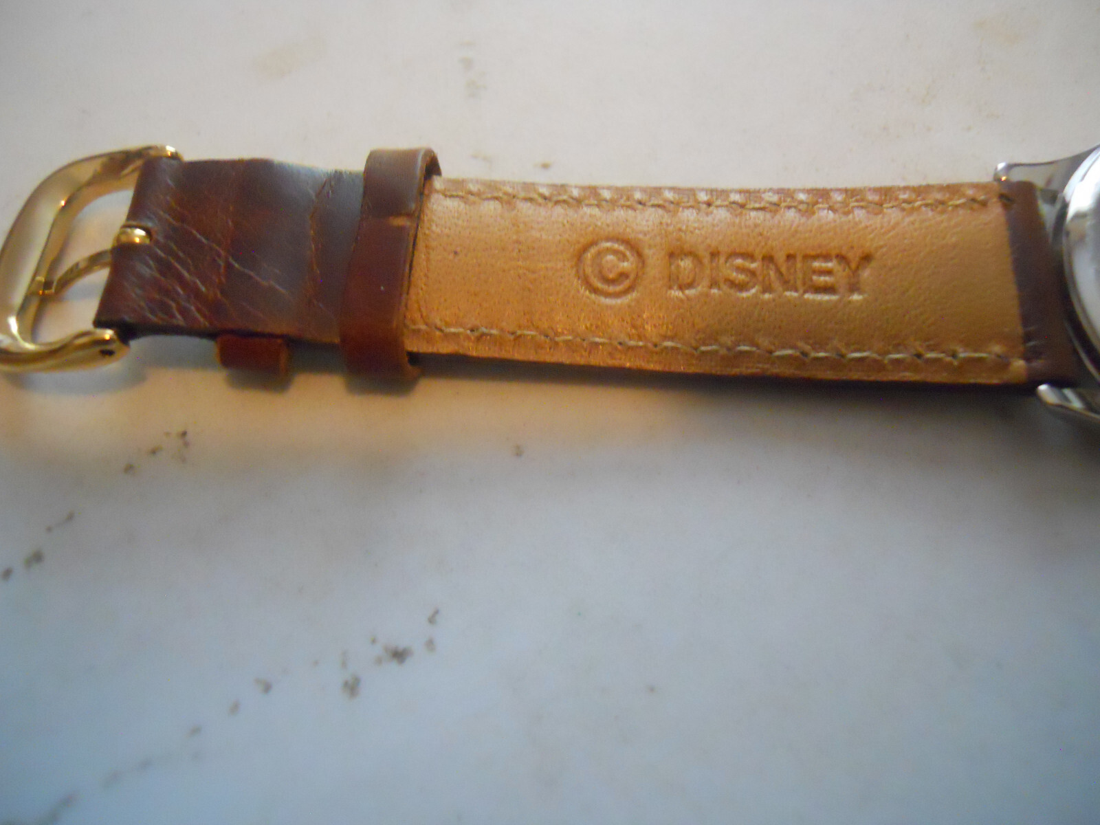 Alice in wonderland men’s leather band.Analog,Quartz & battery watch.3602/7500