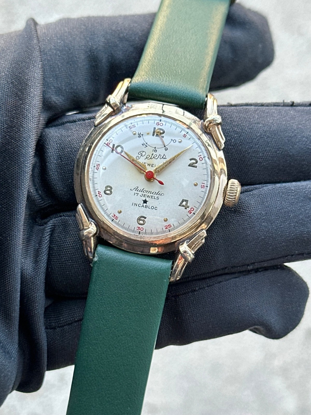 Vintage Peters Jewelry Power Reserve Indicator AS Automatic Caliber 1382N 32mm