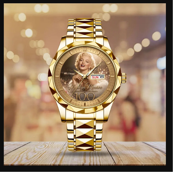 Marilyn Monroe 100th Anniversary Alloy Luxury Quartz Watch