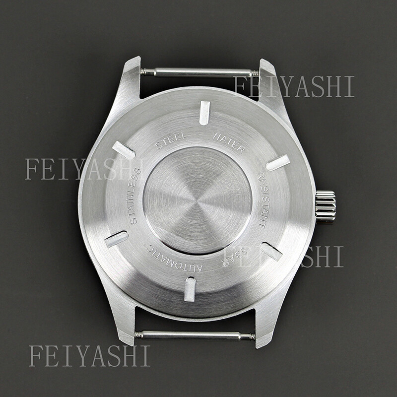 Brushed pilot watch case Stainless Steel For Japanese Seiko NH35 nh36 38 Aviator