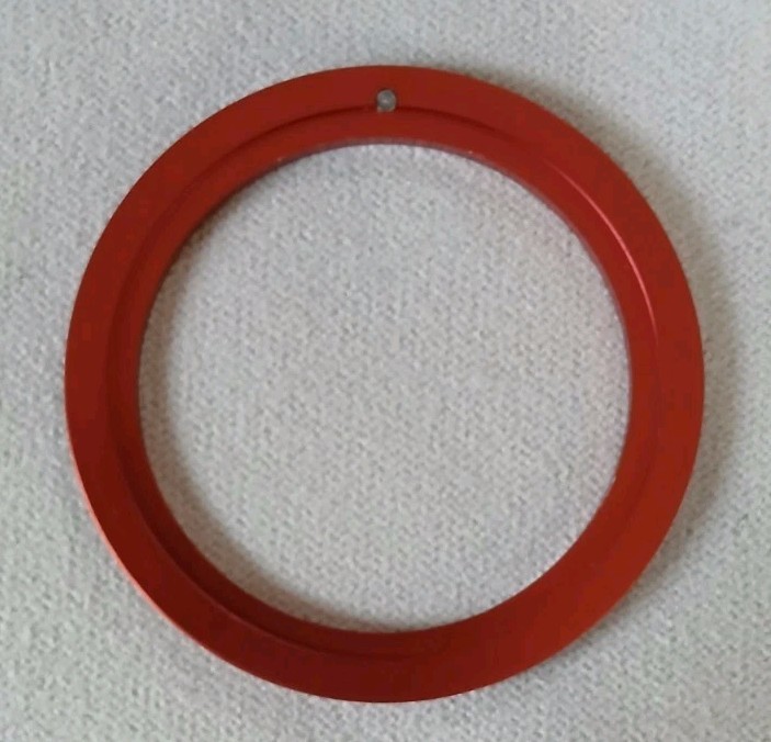 41.5mm Red bezel insert For Omega Seamaster Planet Ocean Seiko Mod Aluminium