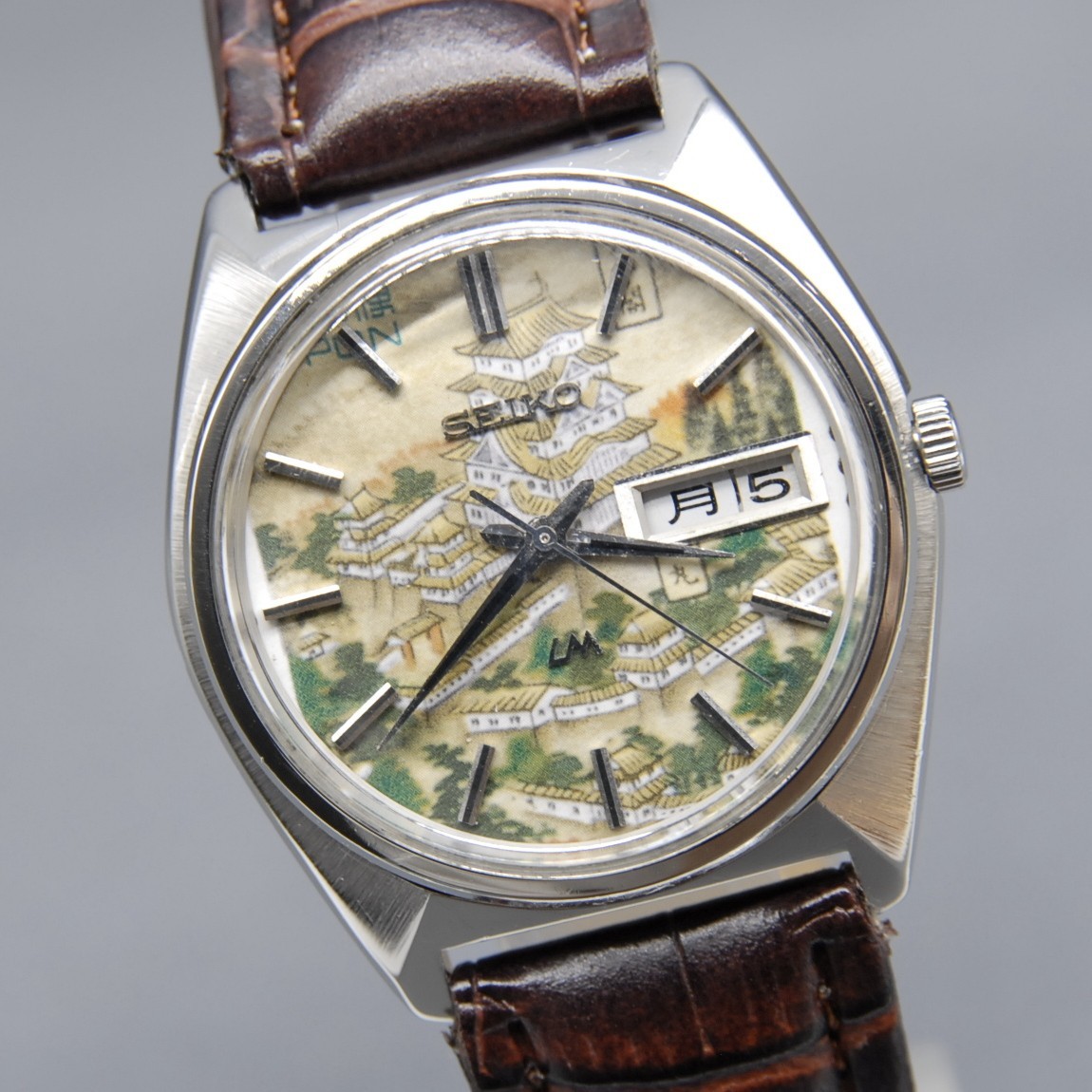 CLA’d [EXC+5] Vintage SEIKO Lord Matic 5606-7000 LM 35mm UKIYOE AT Men’s Watch