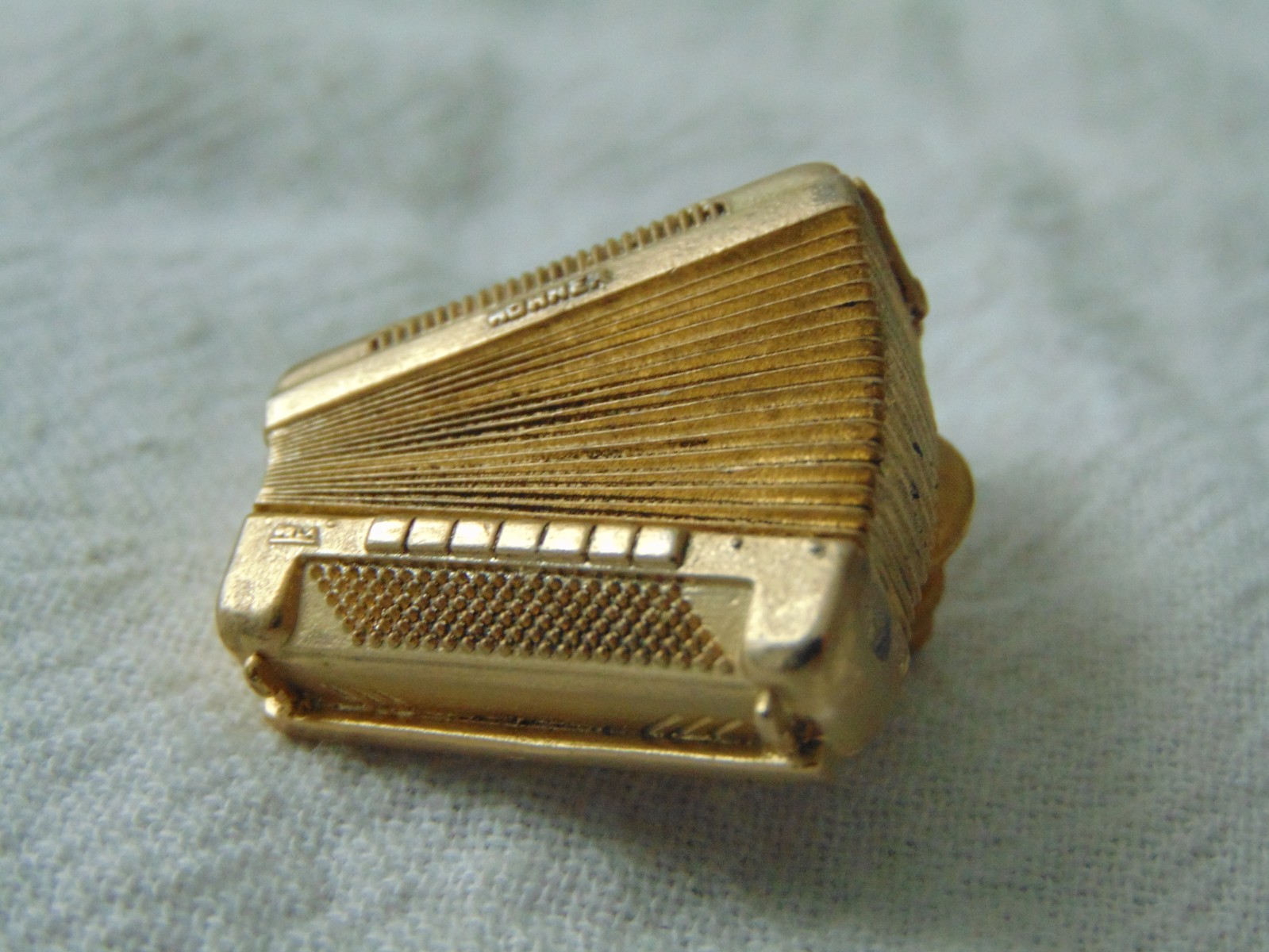 vtg Future Primitives U.S.A signed Acordian pin