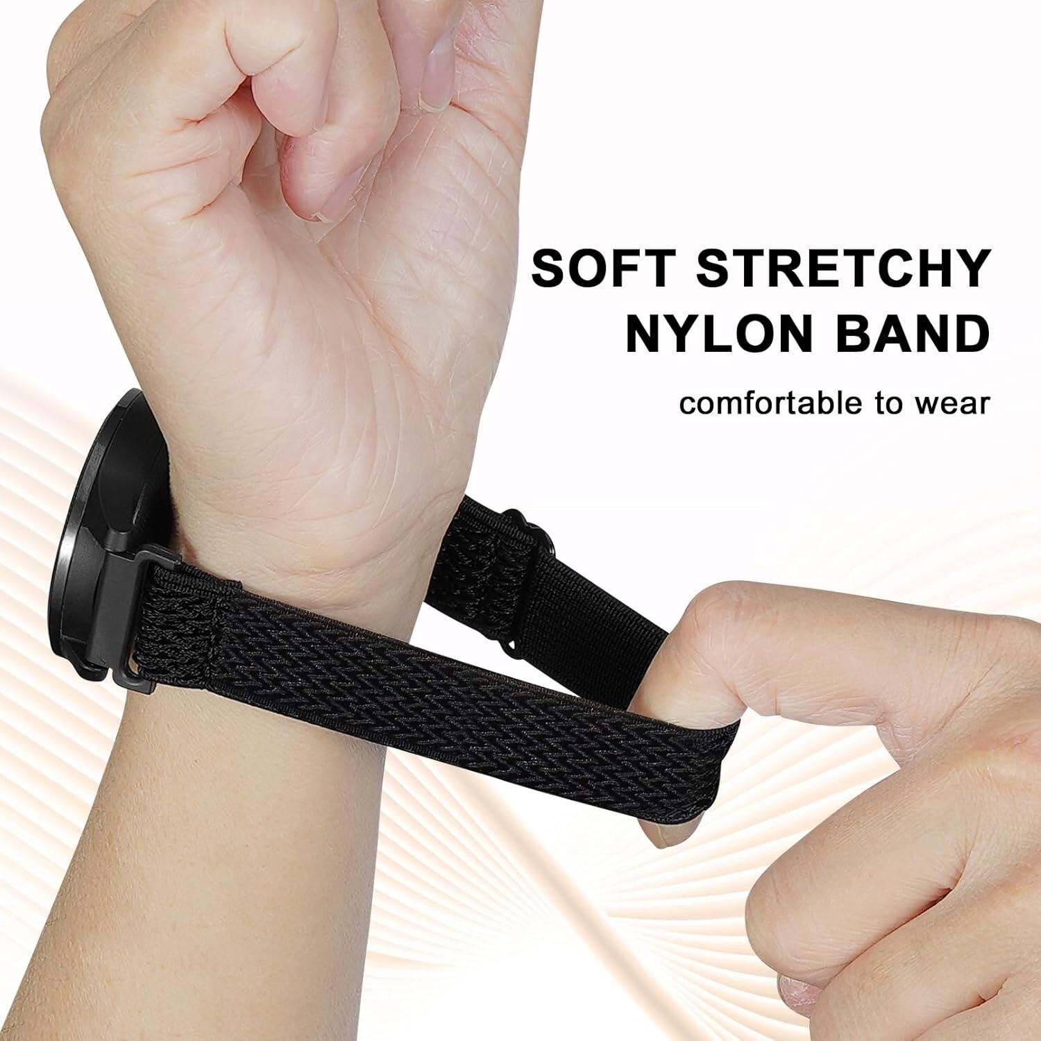 Nylon Strap Fabric Elastic Watch Band For Samsung Galaxy Watch 3 4 5 6 7/Active