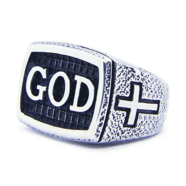 Men’s Religious GOD Stainless Steel Ring 144